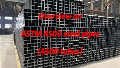 ASTM A500 çelik borulara (A500 borular) genel bakış